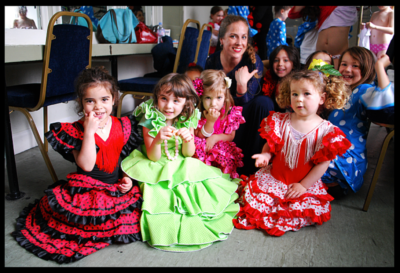 Flamenco classes for kids 5 to 7 years old